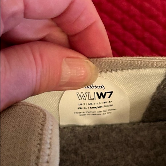 Allbirds Woven Canvas Slip-on size 6.5/7, normally sell for $105. Only worn once - Picture 5 of 8